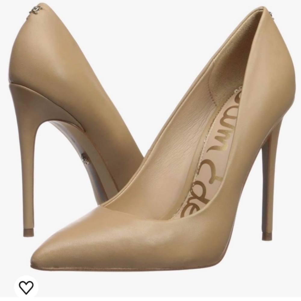 Sam Edelman Nude Beige Stiletto Pump Size 6.5